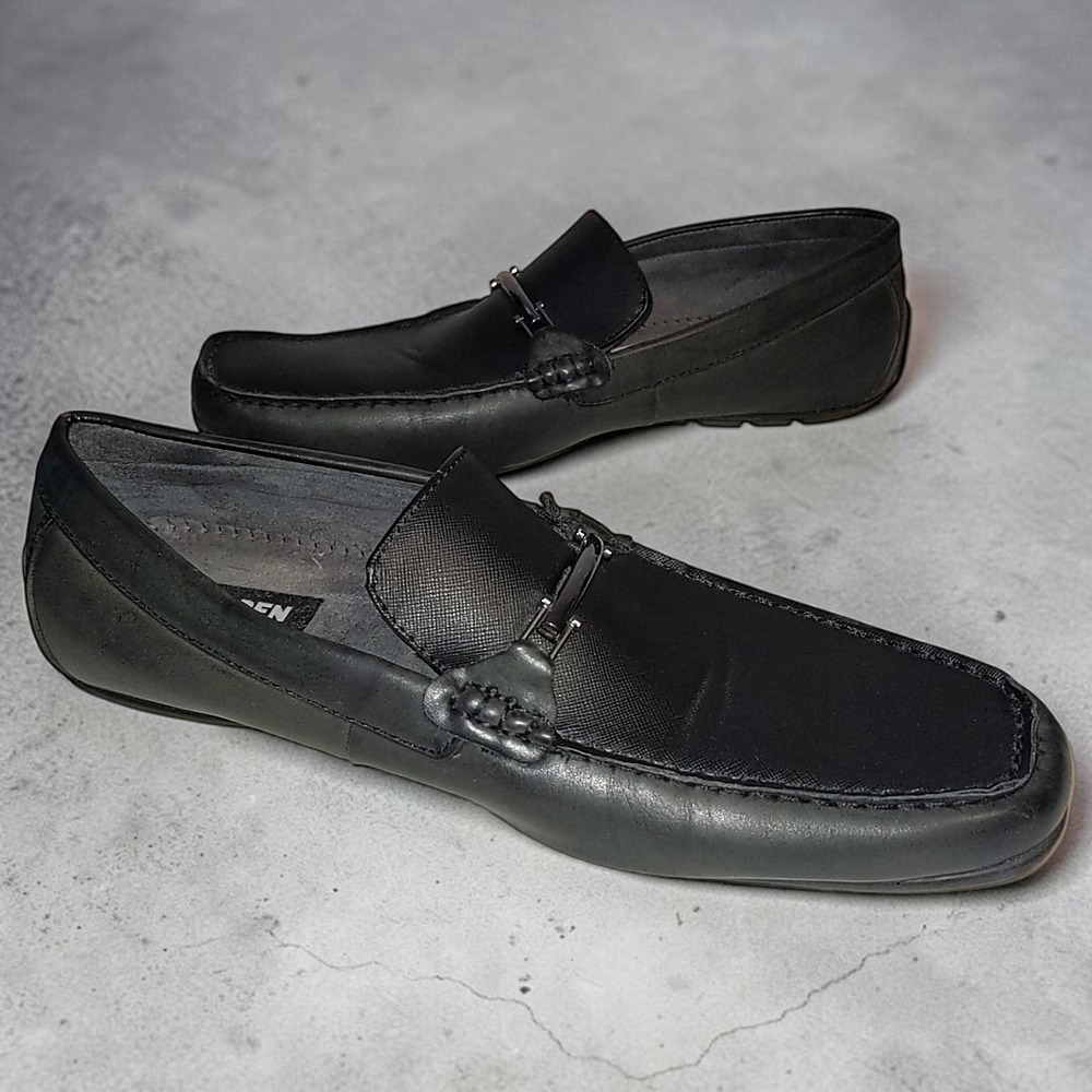 Madden M-TRIST Mens Loafers Size 11 Black Bit Driving Mocs NWOT Slip On Shoes